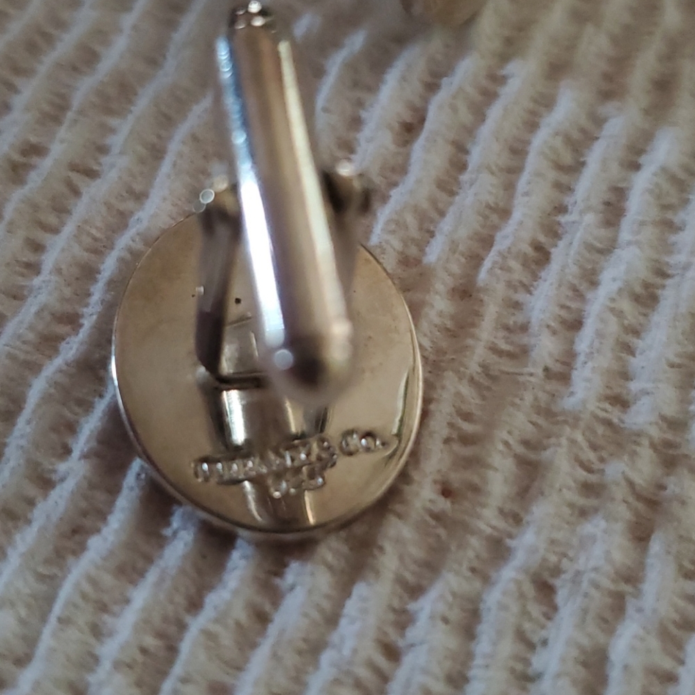 Tiffany Sterling Silver Cufflinks View 3